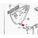 Cache - Carter lateral - Silent-bloc - Oeillet - 