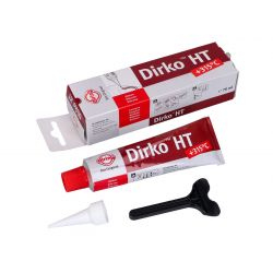 Service Moto Pieces|Pate a joint - DIRKO - Silicone gris - 315°C - 70ml|Joint : Caoutchouc - Papier ....|11,90 €