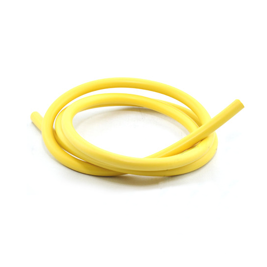 Bougie - cable SILICONE ø 7mm - Jaune - 1metre - fil de bougie 9970...