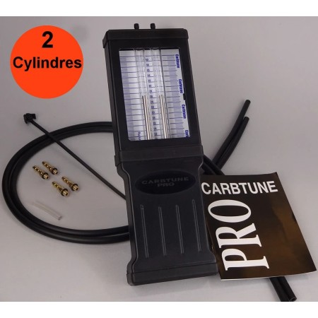 Synchro - 2 carburateurs - Carbtune PRO - manometre a piston + Hous...