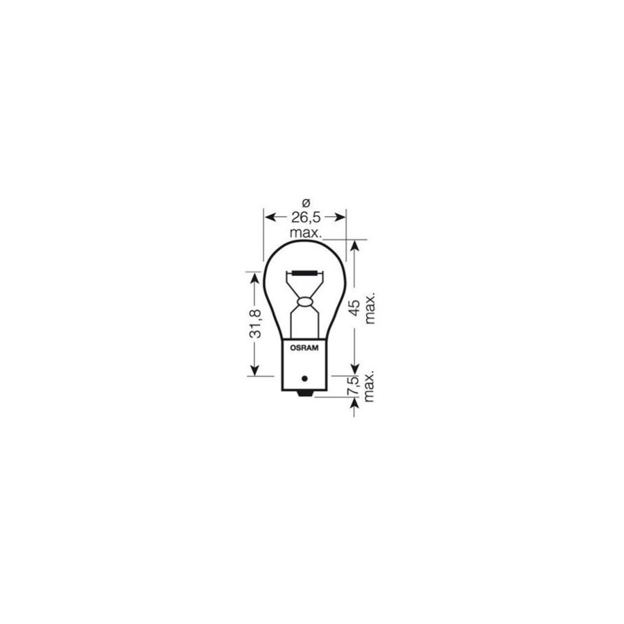 Ampoule - 6v - 15w - BA15S - "clignotant" 36200-035-212