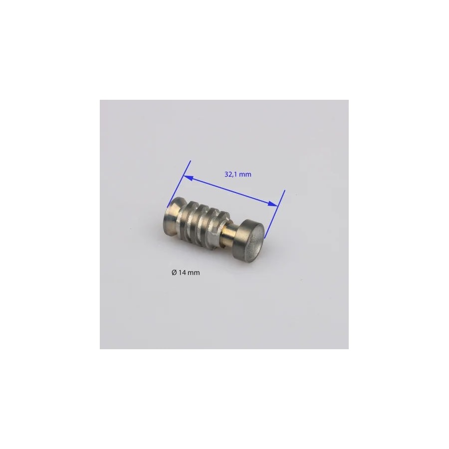 Ecrou - Hexa - Freiné - Acier 8 - zingué - M4 x0.70 - (x1)