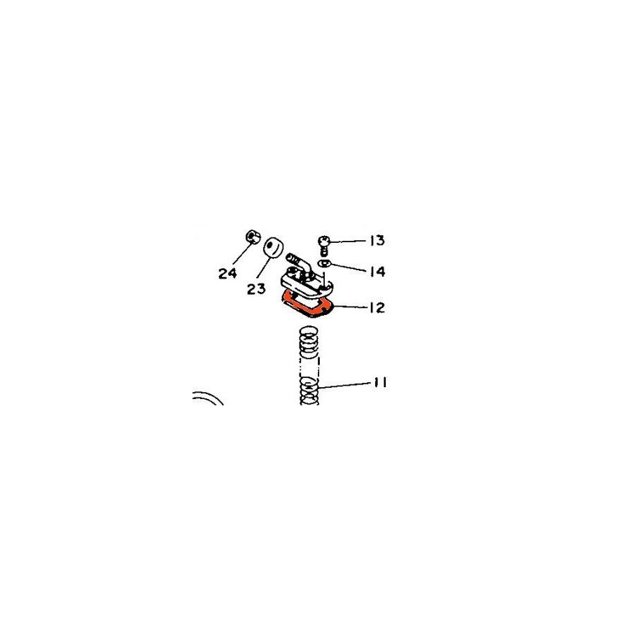 TZR125 - (4FL) - 1989-1995 - Joint superieur de carburateur - 1KT-1...