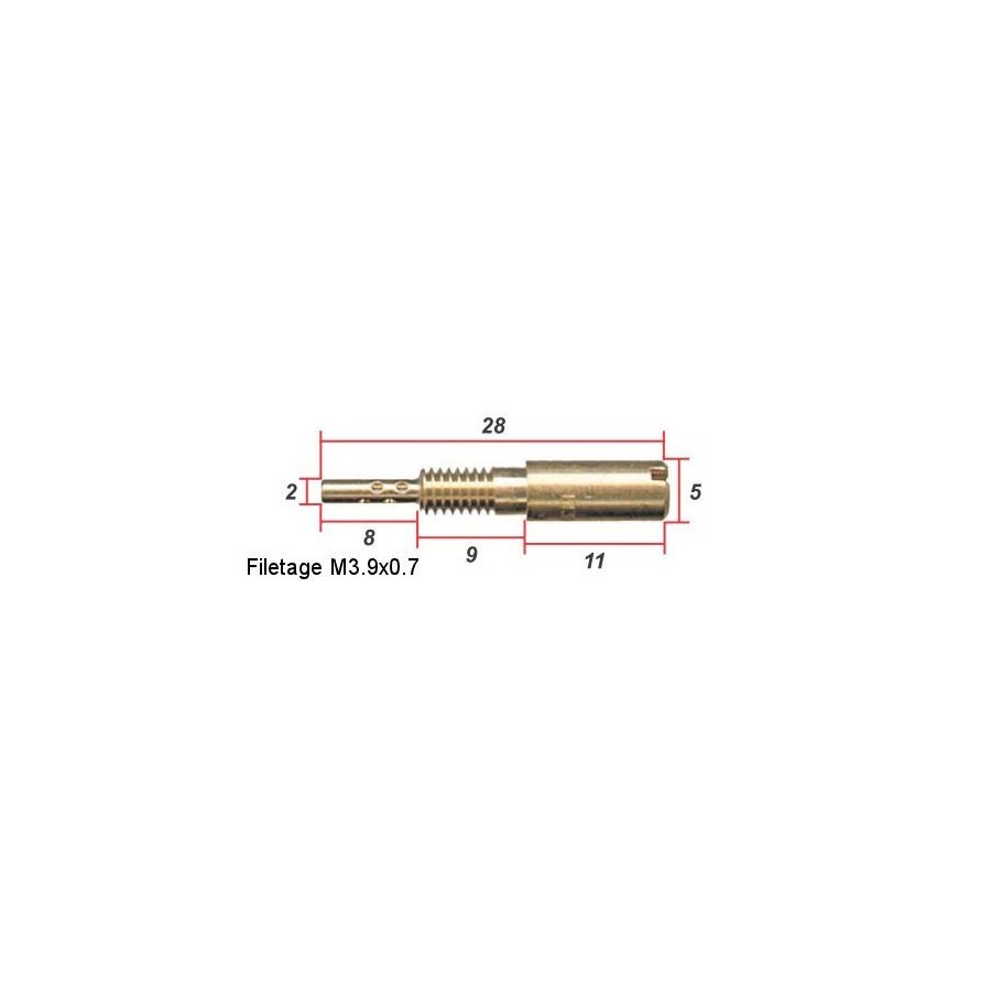 Gicleur - ø 0.675 - jet de gaz - VM28/486 01182-060-068