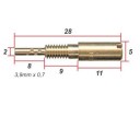 Gicleur - ø 0.175 - jet de gaz - VM28/486 01182-060-0175