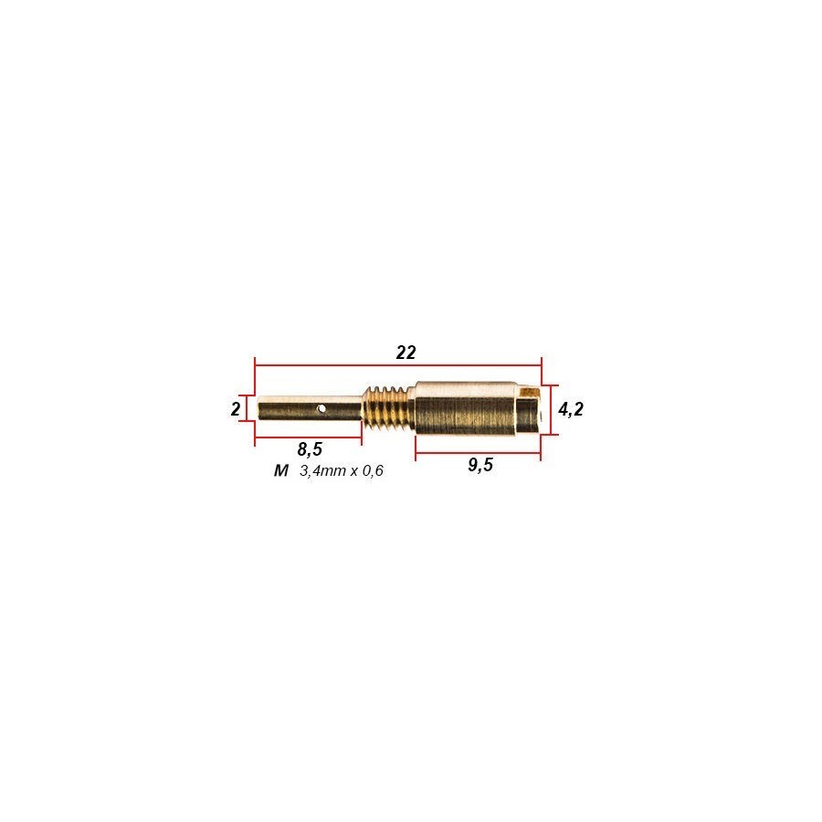 Carburateur - Gicleur ø 0.38 - 99124-286-0400 - CB250K - CB350K - C...