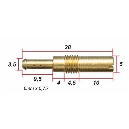 Keihin - ø 0.375 mm - RD N424-21- Jet de Gaz 01182-022-038