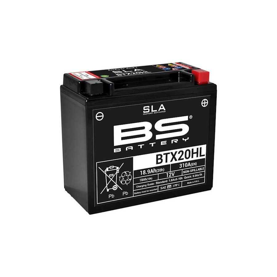 Batterie - GEL - BTX20HL-  00907-070-640