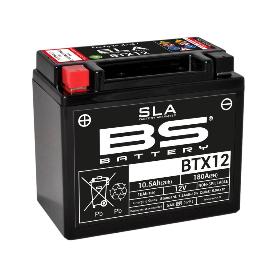 Batterie - 12v - GEL - BS - BTX12 - 180A - 130x87x150mm (YTX12) 009...