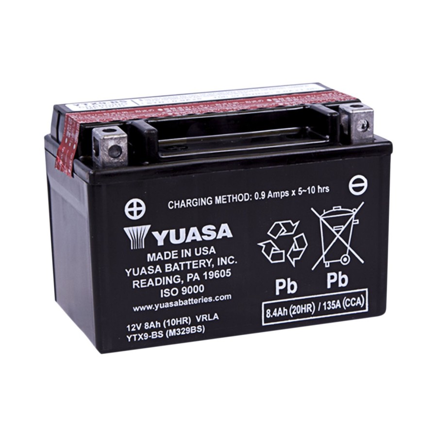 Batterie - YUASA - YTX9-BS - Gel - sans entretien 00907-070-682