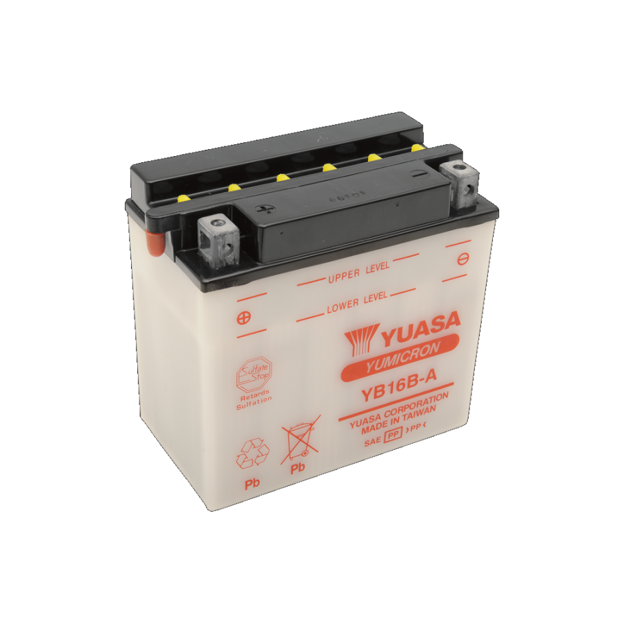 Batterie - 12v - Acide - YB16B-A - YUASA  00907-016-045