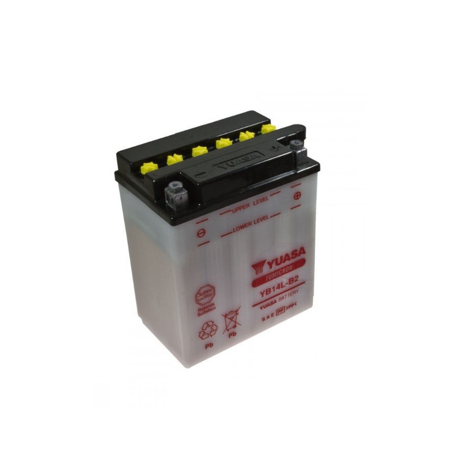 Batterie - 12V - Acide - YB14L-B2 - Yuasa 00907-070-618