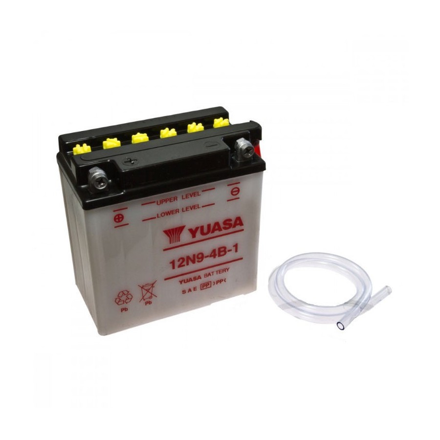 Batterie - 12V - Acide - 12N9-4B-1 - Yuasa - 135x77x141 00907-078-090