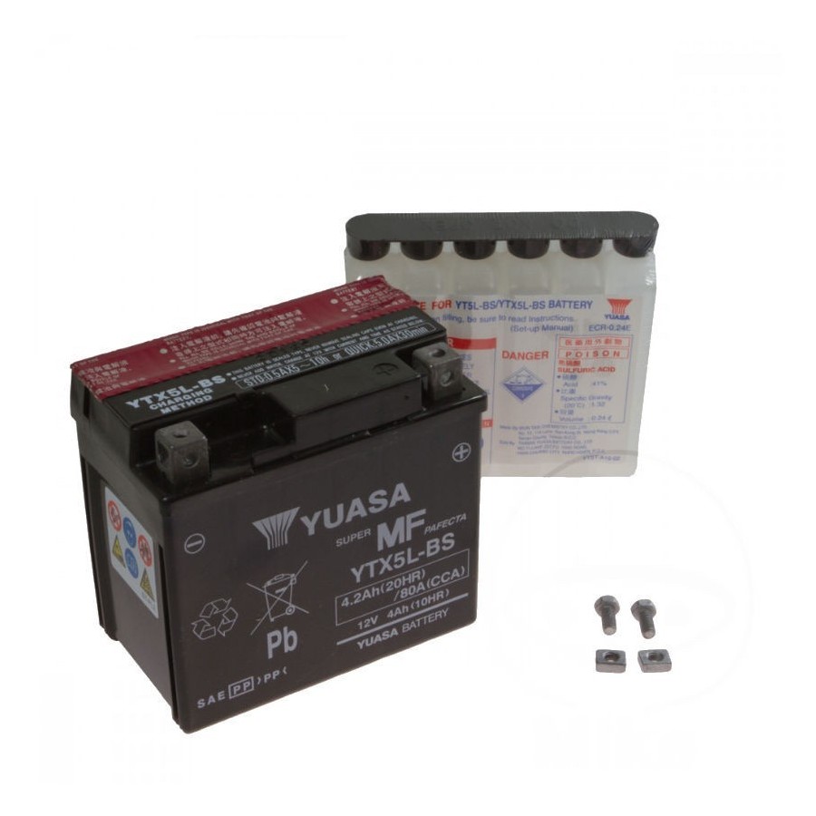 Batterie - 12v - Acide - 12V - YTX5L-BS - YUASA 00907-070-857