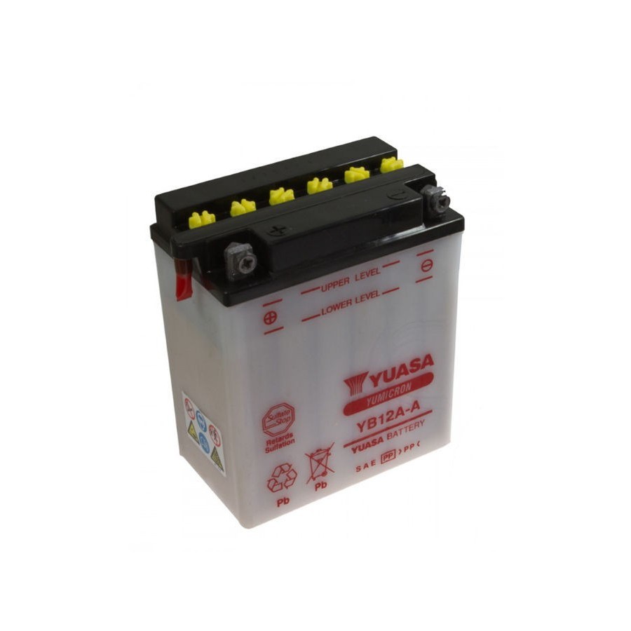 Batterie - 12v - Acide - YB12A-A - YUASA 00907-070-303