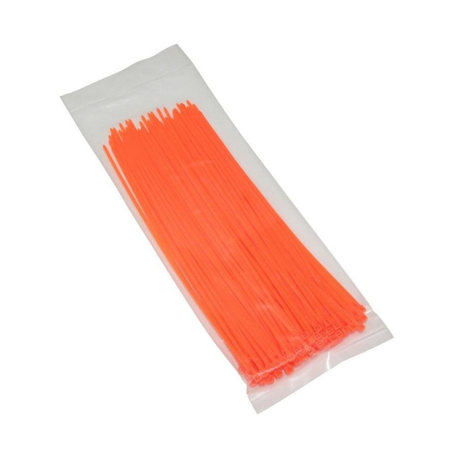 Serre Cable - Rilsan - Serflex - collier de serrage - Orange - 2.5x...