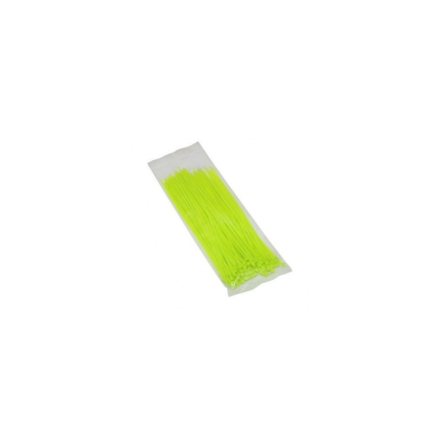 Serre Cable - Rilsan - Serflex - collier de serrage - Vert Fluo - 2...