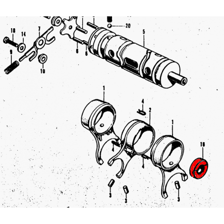 Service Moto Pieces|Selecteur - joint Spy - CB 125, 250, 350, 450K - 12x25x4.5mm|Cale Pied - Selecteur|4,08 €