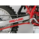 Decoration - "PRO-LINK" 175x2.70mm - rouge sur fond argent - (x2) 8...