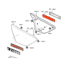 Cache lateral - Embleme (x1) - logo - Kawasaki - Z1000 A1/A2 - 5601...