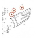 Cache Lateral - Joint caoutchouc de fixation - Silent-bloc - (x1) -...