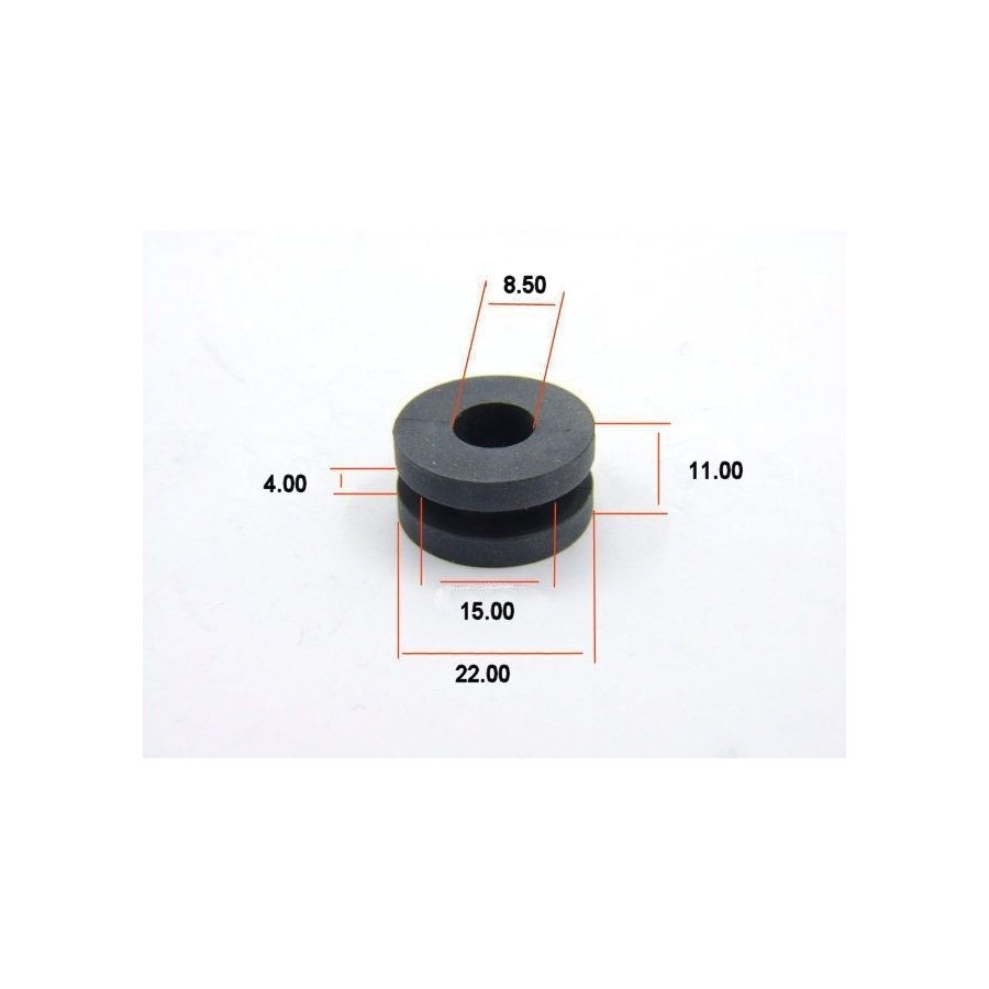 Silent-Bloc - rond - ø 8.50 x15 x22 mm - Ht 4.00 17245-518-426