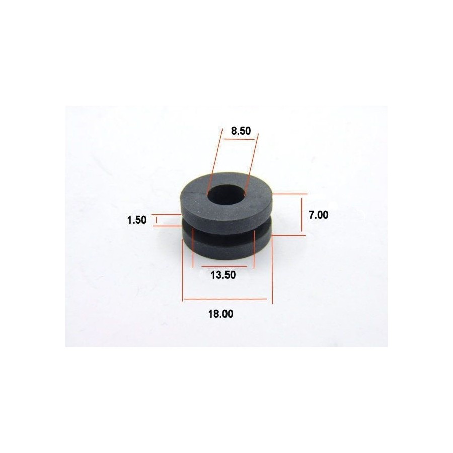 Silent-Bloc - rond - ø 8.50 x13.5 x18 - Ep : 1.50 17245-518-525