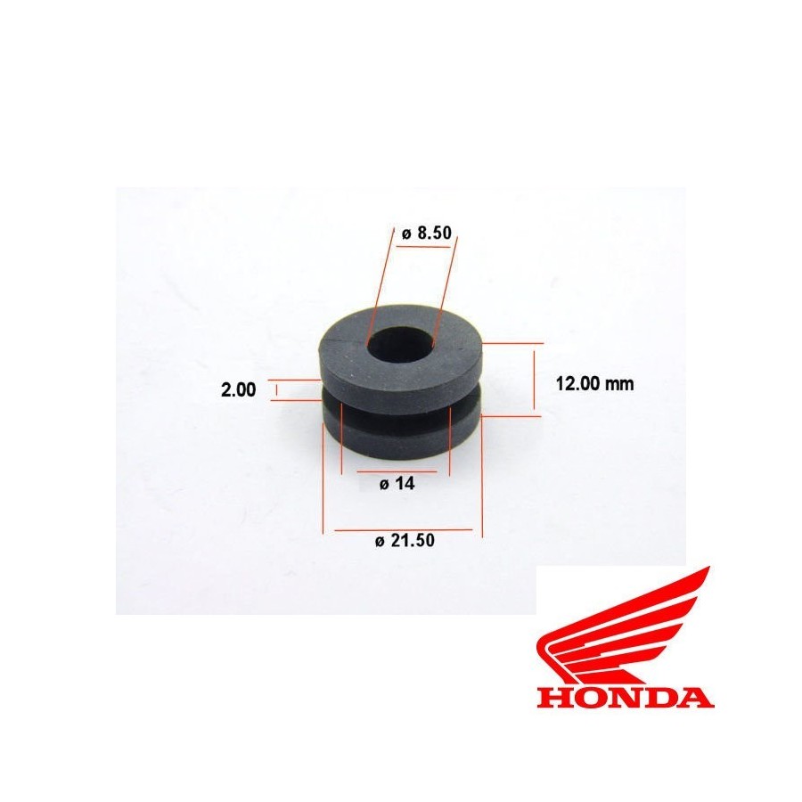 Silent-Bloc - HONDA - rond - ø 8.50 x14 x21 - Ep : 2.00 17245-107-000