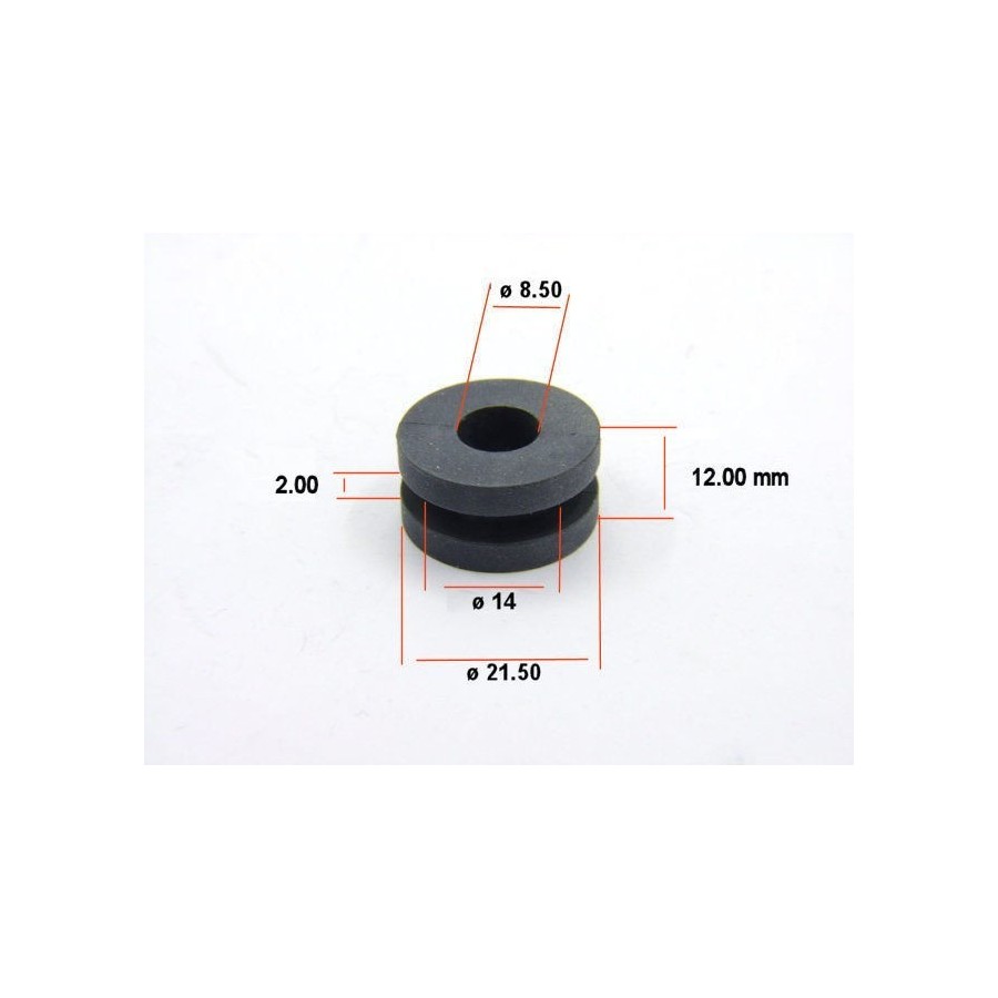 Silent-Bloc - rond - ø 8.50 x14 x21 - Ep : 2.00 17245-107-ADP