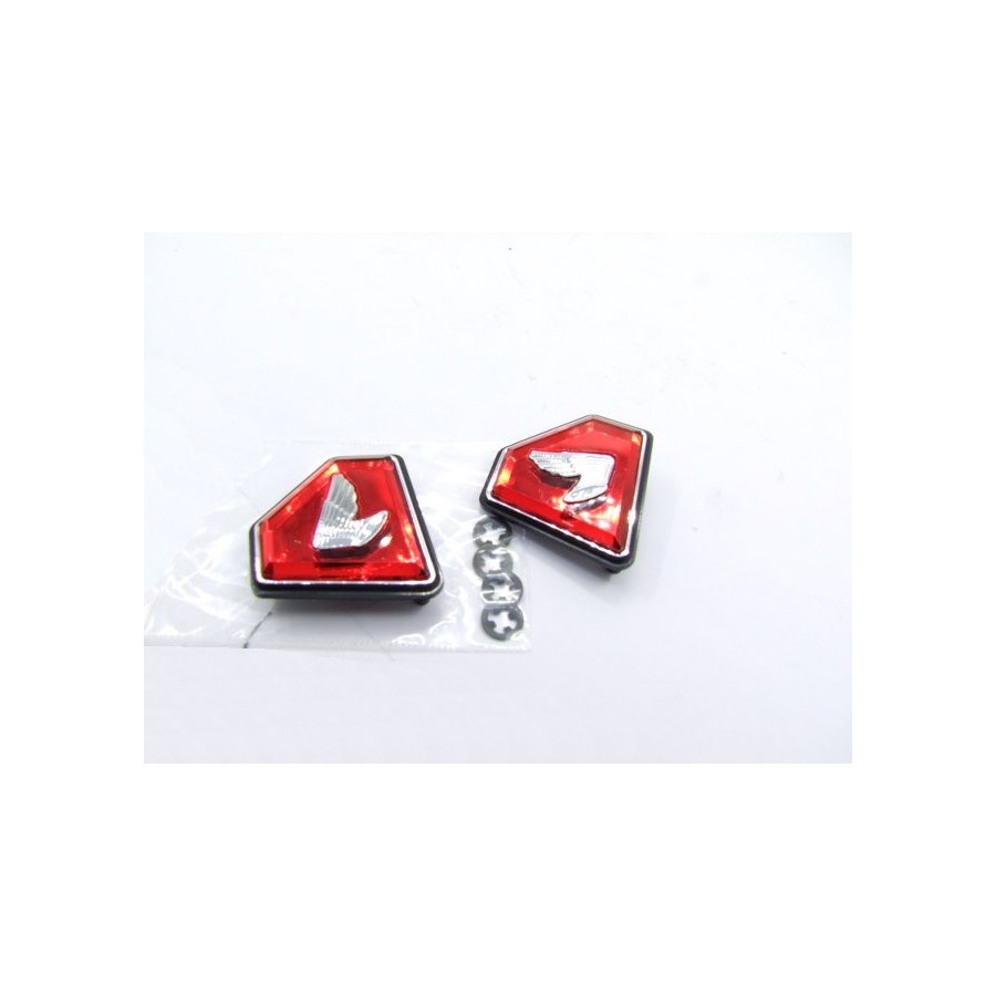 Cache Lateral - Embleme - Logo - Triangle/Diamant Rouge+Gauche - Ho...