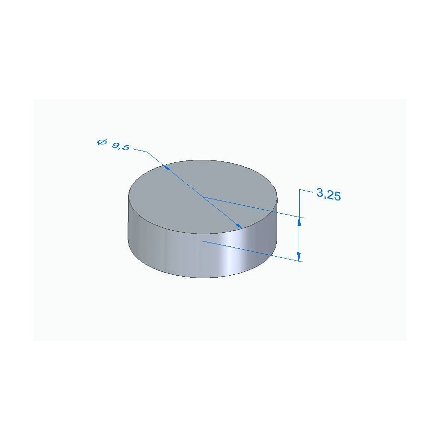 Moteur - Pastille Ep. 3.250 - ø 9.50mm - Jeu aux soupapes 01183-095...