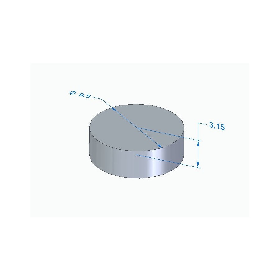 Moteur - Pastille Ep. 3.150 - ø 9.50mm - Jeu aux soupapes 01183-095...