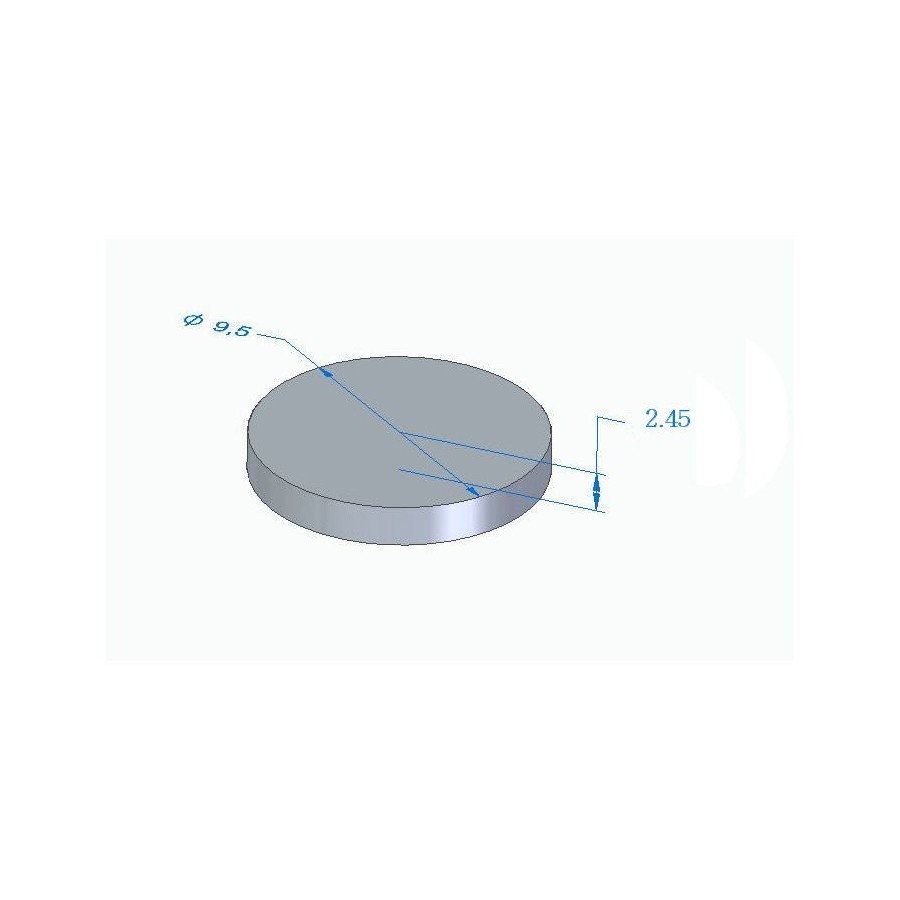 Moteur - Pastille Ep. 2.450 - ø 9.50mm - Jeu aux soupapes 01183-095...