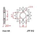 Transmission - Pignon - 520 - JTR 512 - 15 Dents -