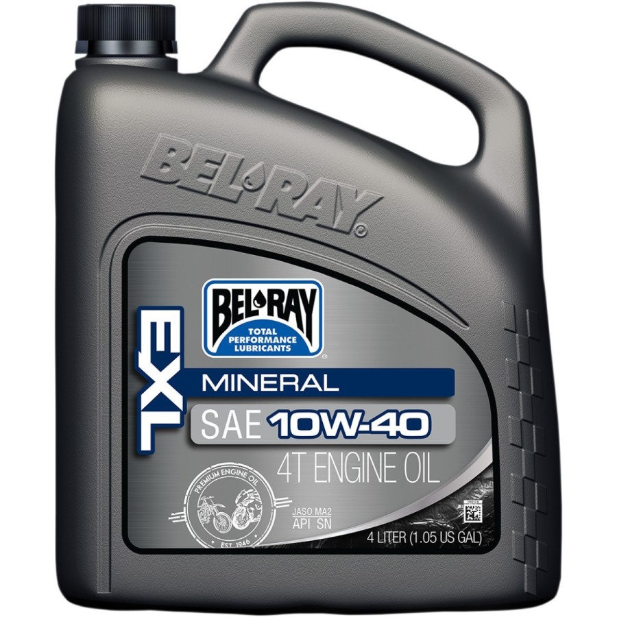 Huile -Moteur - BEL-RAY - EXL - Minerale - 10W40 - 4 Litres 99804-B...