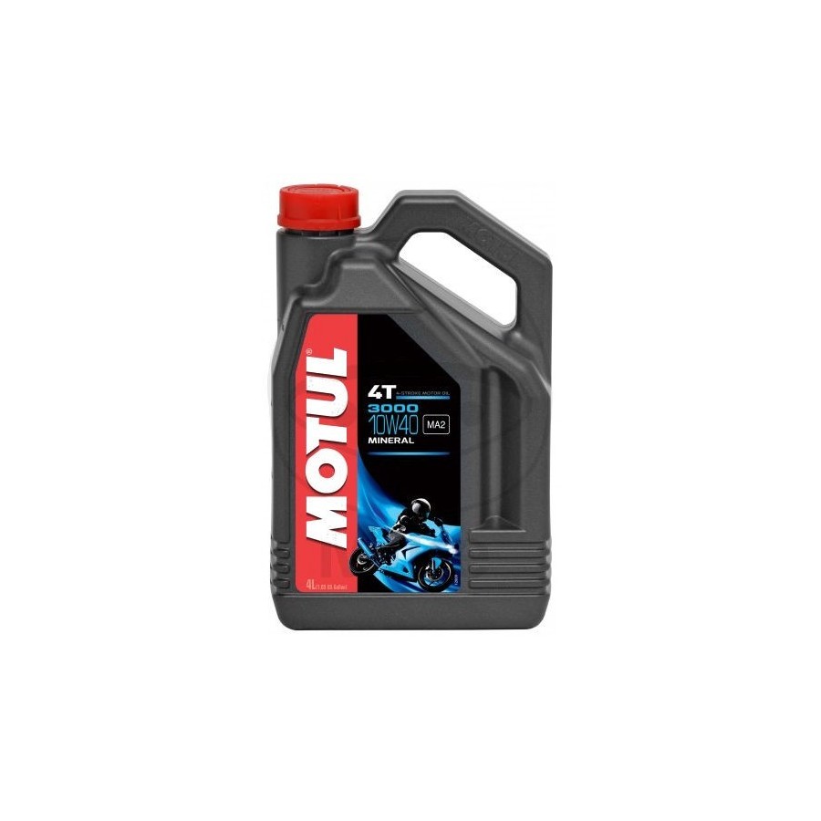 Huile -Moteur - MOTUL 3000 - Minerale - 10W40 - 4 Litres 99904-MOT-...