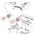 Distribution - Caoutchouc d'axe (x1) - 92075-232 - KZ650, KZ900, KZ1000, KZ1300