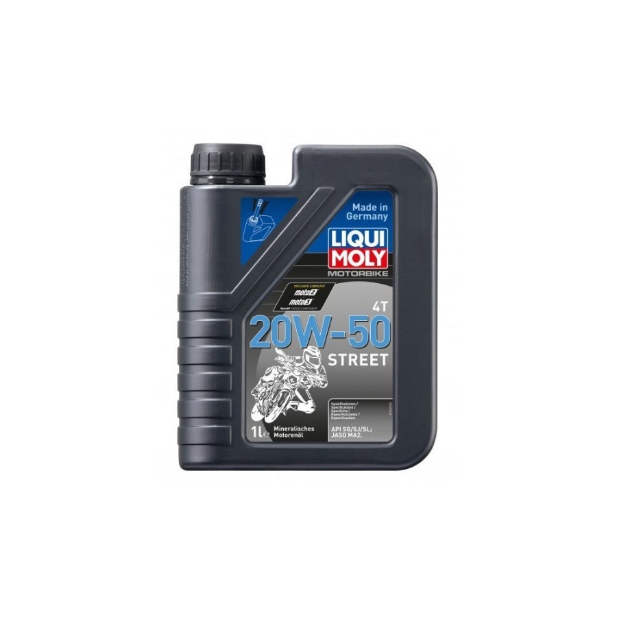 Huile moteur - Minerale - LIQUI MOLY - 20W50 - 1 Litre 99801-LIQ-20W50