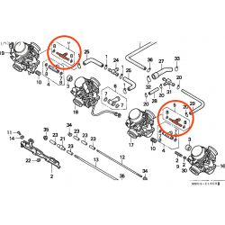 Service Moto Pieces|Carburateur - Raccord, Té de liaison - CBR600, CBR900, CBR1000F, CBF600|Kit carbu|34,00 €