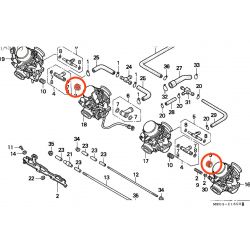 Service Moto Pieces|Carburateur - Pointeau + joint de siege - FZR - XTZ - YZF750 - TDM .....|Kit carbu|13,10 €
