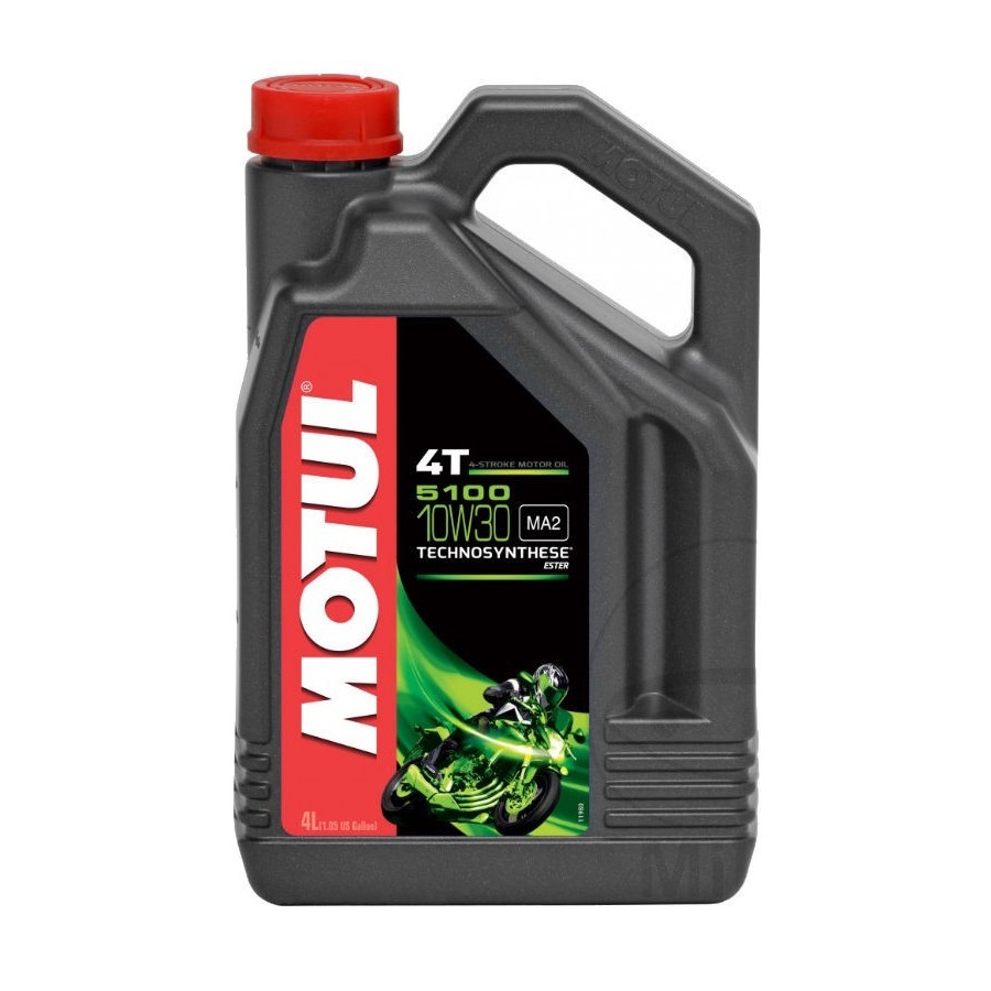 Huile moteur - MOTUL 5100 - Semi-Synthese - 10W30 - 4 Litres 99914-...