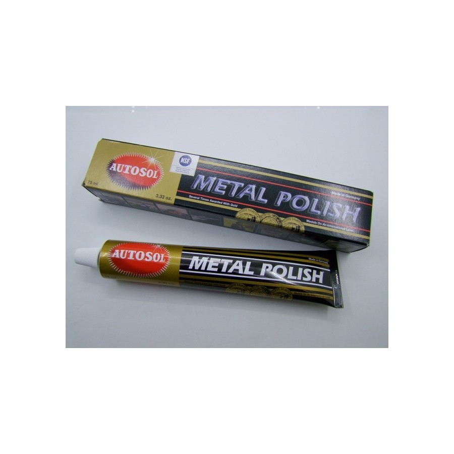 Polish AUTOSOL - Pate a polir - 75ml - Chrome - Metal 99705-529-052