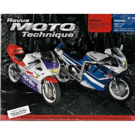 Service Moto Pieces|RTM - N° 80 - GSX-R 1100 - Revue Technique moto|Version Papier|36,00 €