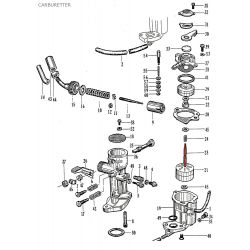 Carburateur - Axe de flotteur - CZ100