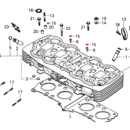 Service Moto Pieces|Joint torique (x1) - ø 5.80 x1.90mm - 91305-323-000 - 91318-ME5-003|Joint Torique|2,10 €