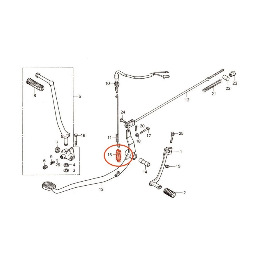 Frein - Vis banjo - M10x1.00 - Simple - Aluminium - avec purge 0006...