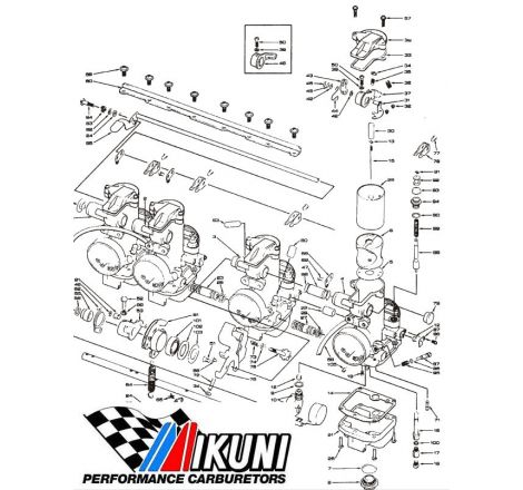 Service Moto Pieces|Mikuni - VM33 - Descritptif - Nomenclature - PartList|VM33|0,00 €