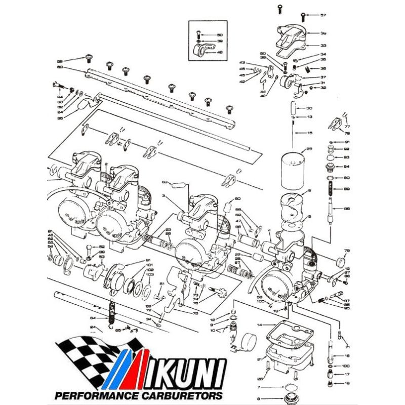 Service Moto Pieces|Mikuni - VM33 - Descritptif - Nomenclature - PartList|VM33|0,00 €