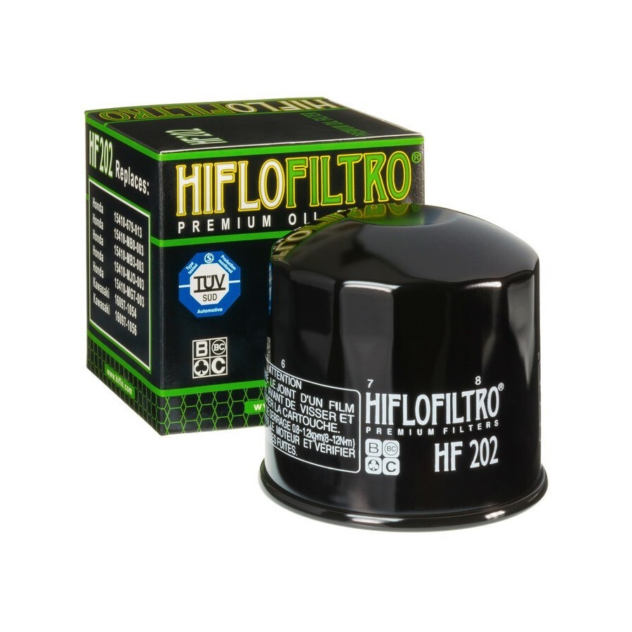 Filtre a Huile - 15410-MB0-000 - Hilflofiltro - HF-202 - NOIR 15410...