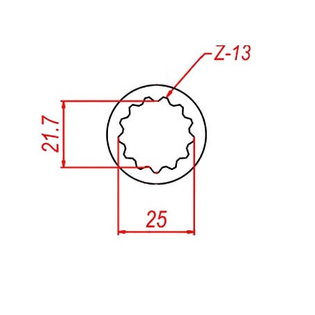 Service Moto Pieces|Transmission - Rondelle fixation  Pignon sortie boite - 41 mm|1989 - VT600 C|8,50 €